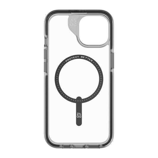 iPhone 15/14/13 ZAGG/GEAR4 Graphene Santa Cruz Snap Case - Black - 15-11623