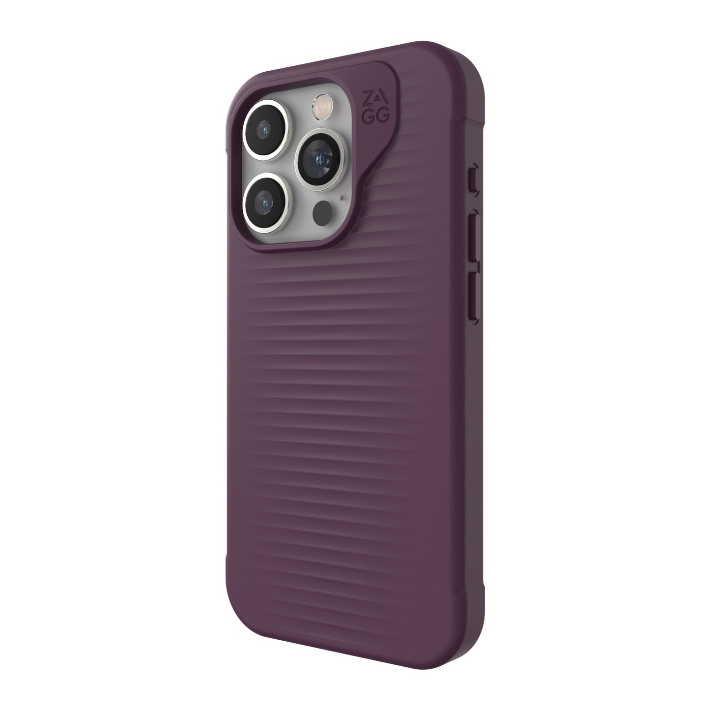 iPhone 15 Pro ZAGG/GEAR4 Graphene Luxe Snap Case - Plum - 15-11648