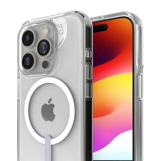 iPhone 15 Pro ZAGG/GEAR4 Graphene Crystal Palace Snap Case - Clear - 15-11651