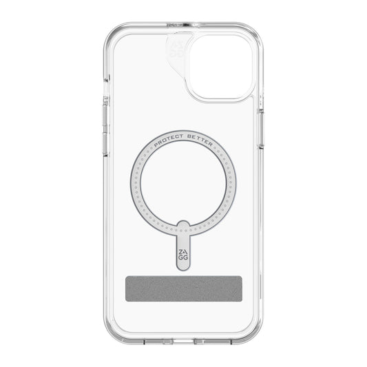 iPhone 15 Plus/14 Plus ZAGG/GEAR4 Graphene Crystal Palace Snap Kickstand Case - Clear - 15-11779