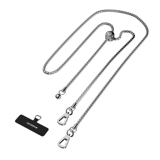 Universal MagEasy Metal Chain Strap + Card - Silver - 15-12765