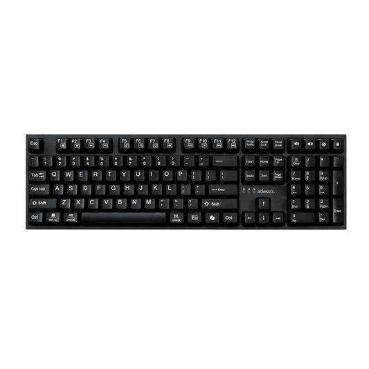 Adesso Multi OS Extra Large Print Desktop Mechanical keyboard - 15-12854