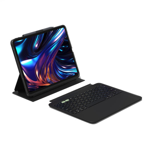 iPad Pro 13-in M5/M4 ZAGG Pro Keys 2 Keyboard - Black - 15-12891