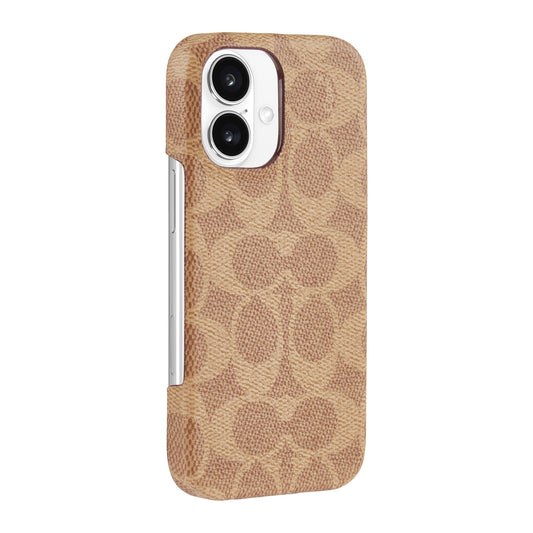 iPhone 16 Coach Slim Wrap Signature C Case - Tan - 15-13361