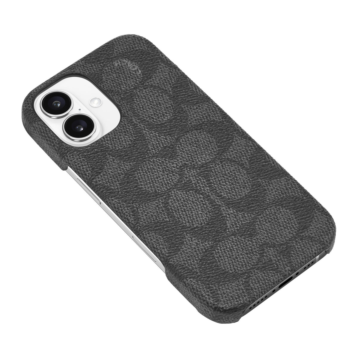 iPhone 16 Coach Slim Wrap Signature C Case - Charcoal - 15-13362