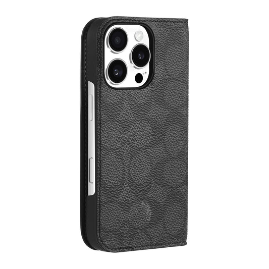 iPhone 16 Pro Coach Folio Signature C Case - Charcoal - 15-13366