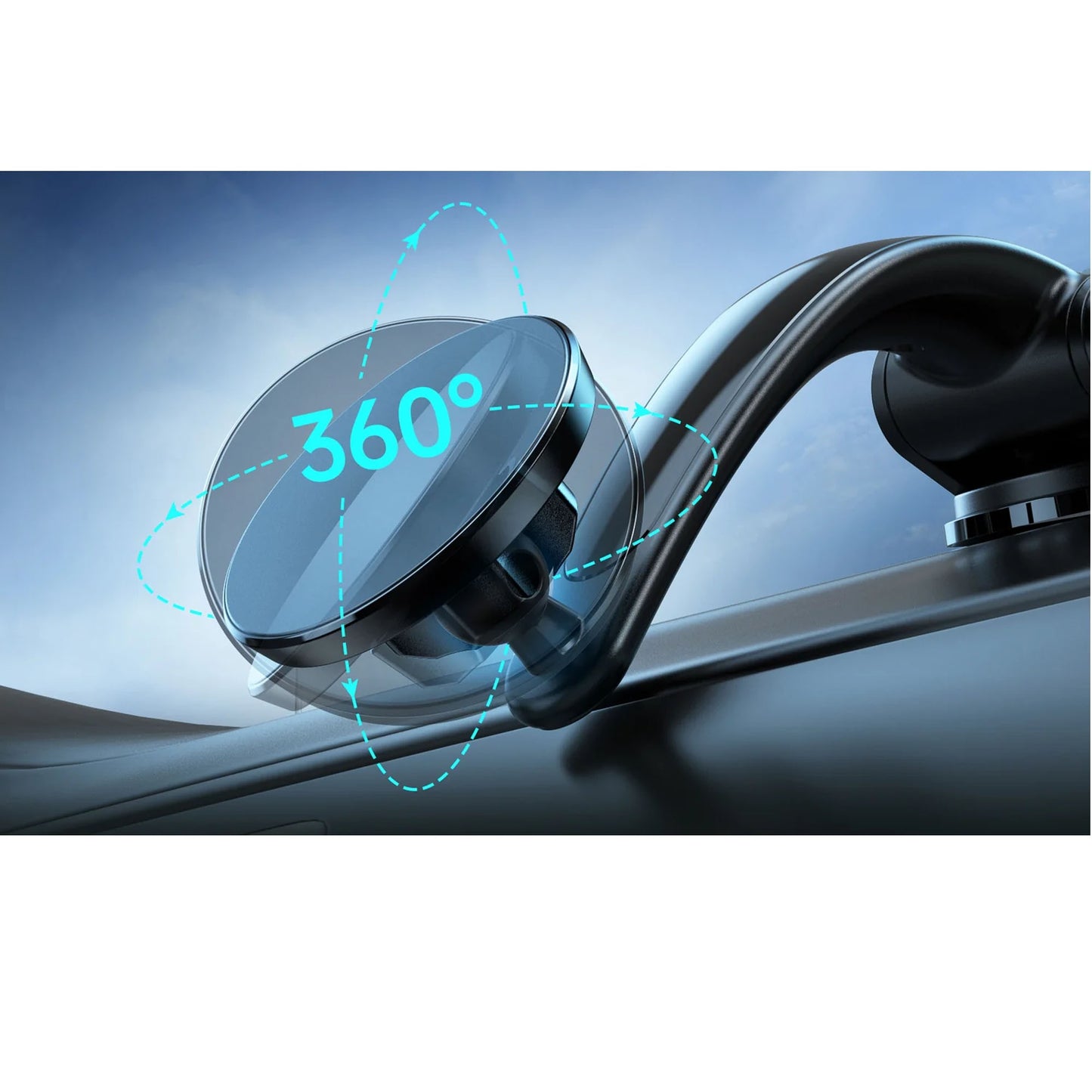 CHOETECH Low Profile Magnetic Dash Mount - Black - 15-13936