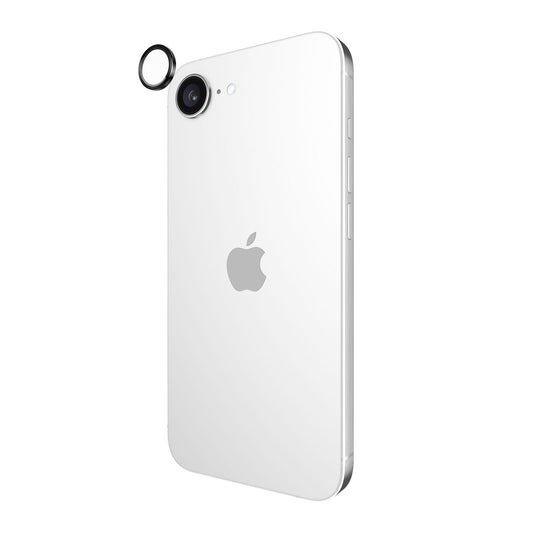 iPhone 17e/16e Case-Mate Aluminum Ring Glass Lens Protector - Black - 15-14102