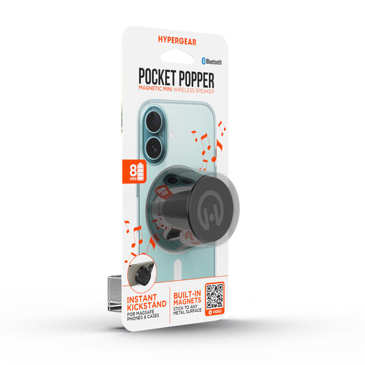 HyperGear Pocket Popper Magnetic Mini Bluetooth Speaker - 15-14279