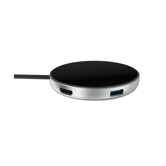JCPal Elex USB-C Hub with Wireless Charger - Black - 15-14370