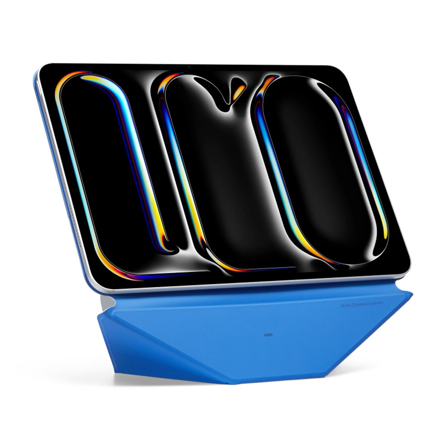 iPad Air 13-in M4/M3/M2/Pro 12.9 6th Gen MOFT Dynamic Folio Case - Cement/Sapphire - 15-14408