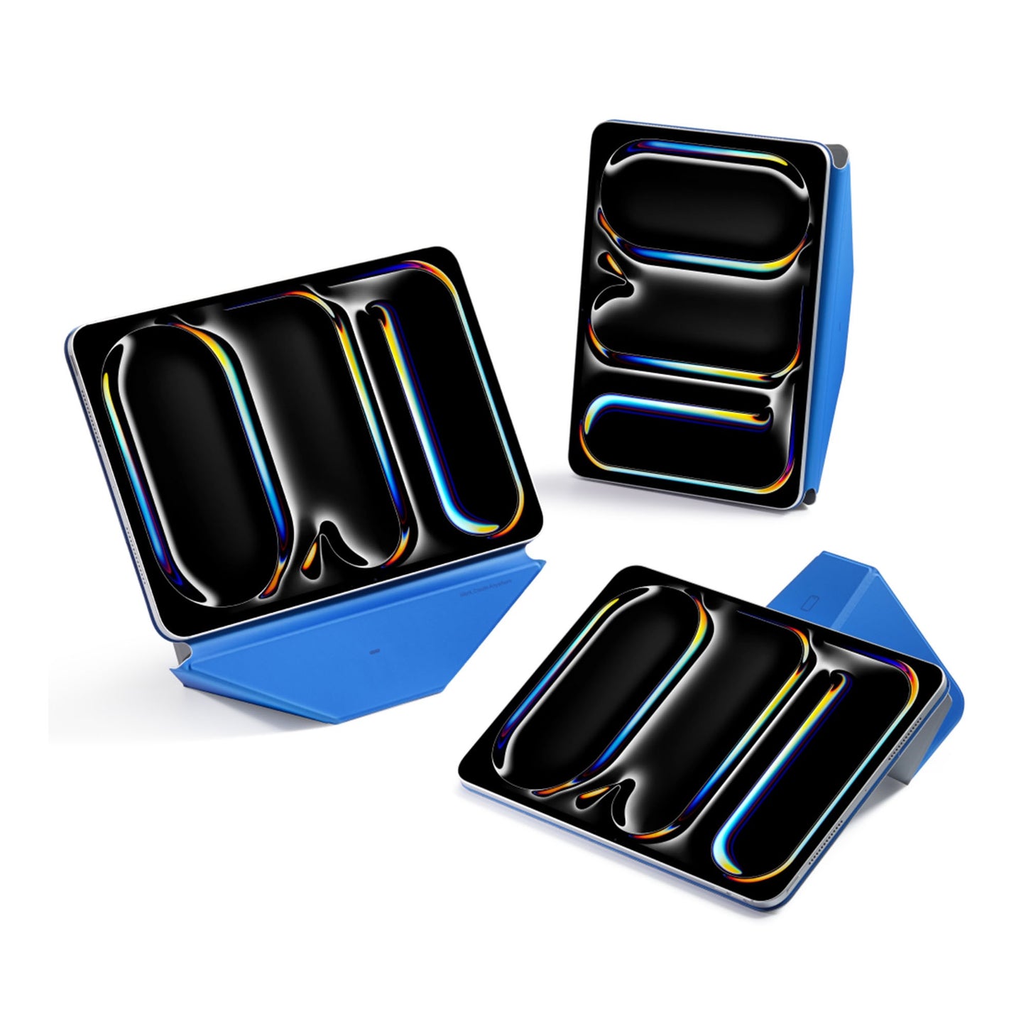 iPad mini A17 Pro/6th Gen MOFT Dynamic Folio Case - Cement/Sapphire - 15-14414