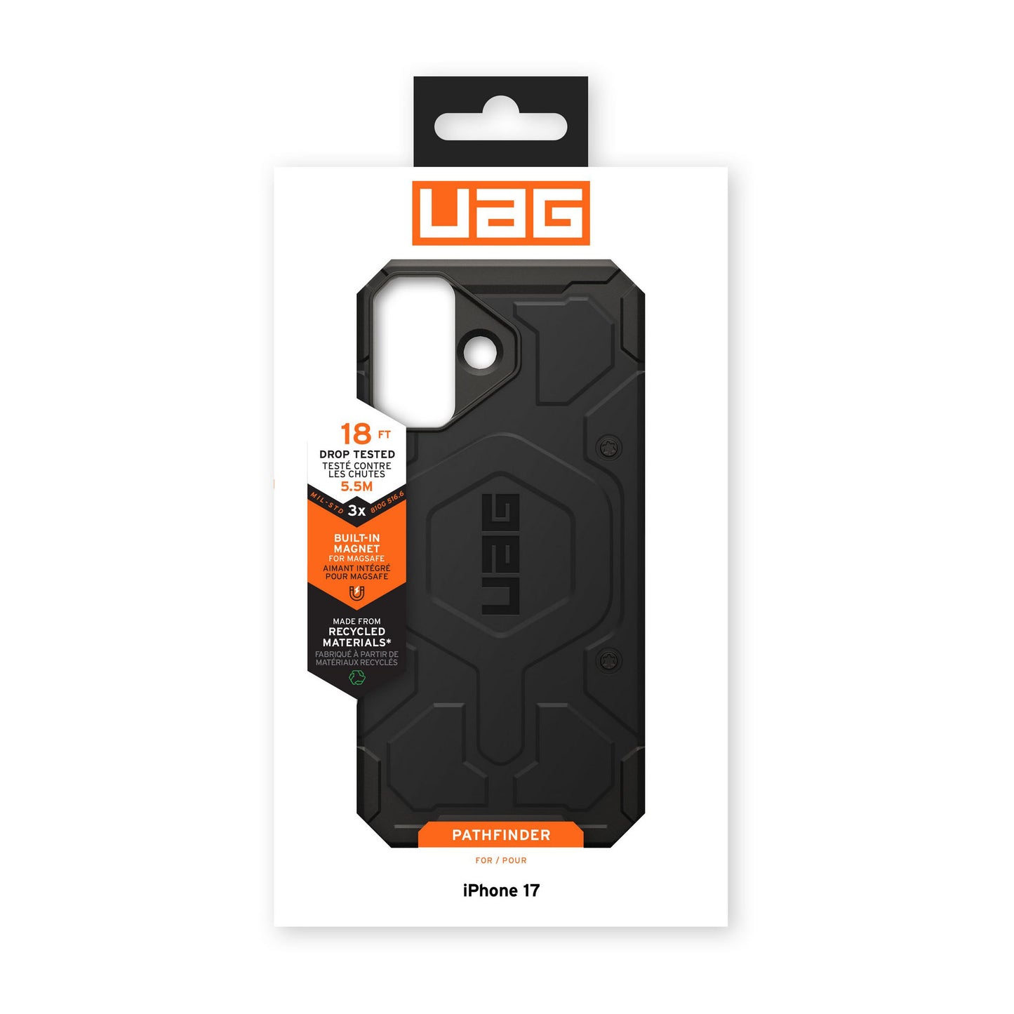 iPhone 17 UAG Pathfinder MagSafe Case - Black - 15-14469