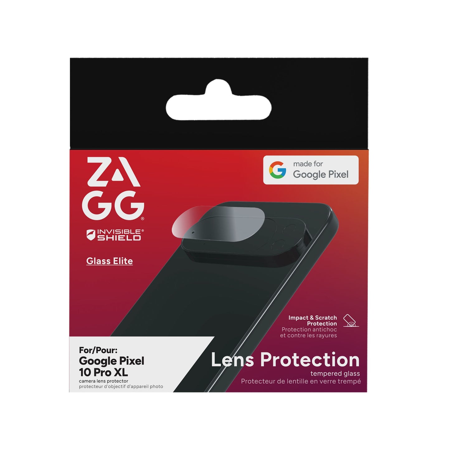 Google Pixel 10 Pro XL ZAGG InvisibleShield Glass Elite AR Camera Lens Protector - 15-14507