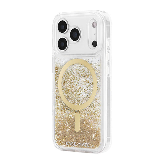 iPhone 18 Pro/17 Pro Case-Mate Waterfall MagSafe Case - Gold - 15-14589