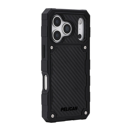 iPhone 18 Pro/17 Pro Pelican Shield MagSafe w/Holster Case - Carbon Fiber - 15-14604