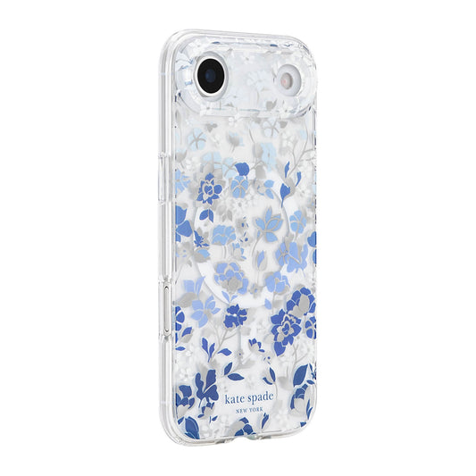 iPhone Air Kate Spade Protective MagSafe Case - Flowerbed Blue - 15-14616