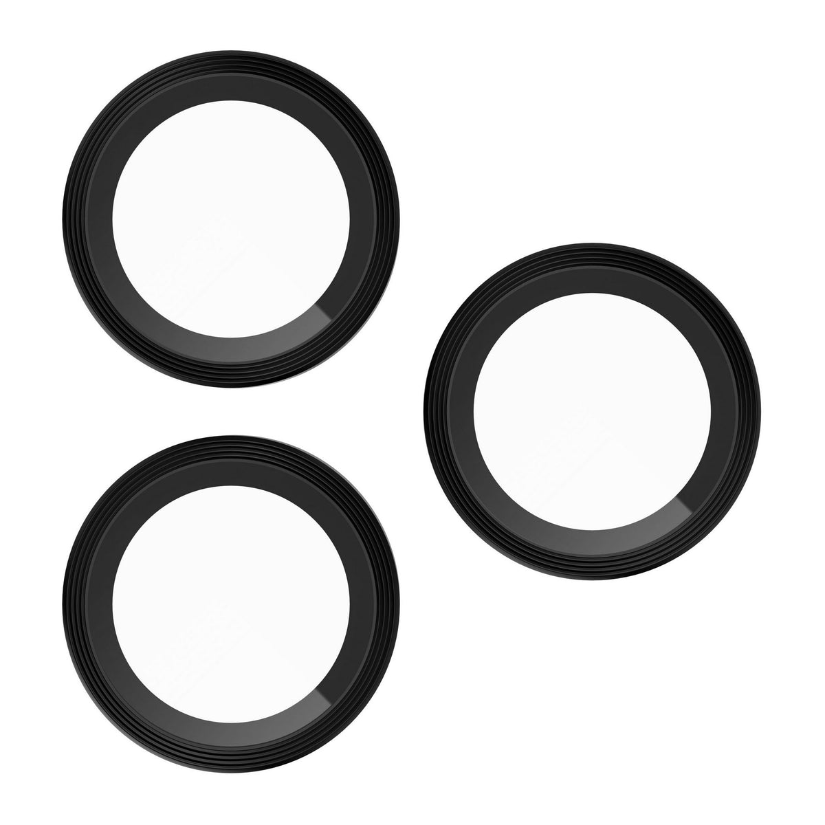 iPhone 18 Pro Max/18 Pro/17 Pro/17 Pro Max Case-Mate Aluminum Ring Lens Protectors - Black - 15-14619