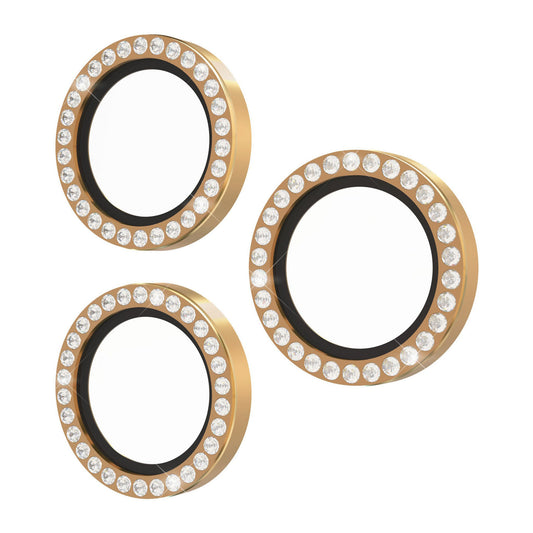 iPhone 18 Pro Max/18 Pro/17 Pro/Pro Max Kate Spade Aluminum Ring Lens Protectors - Set In Stone Gold - 15-14621
