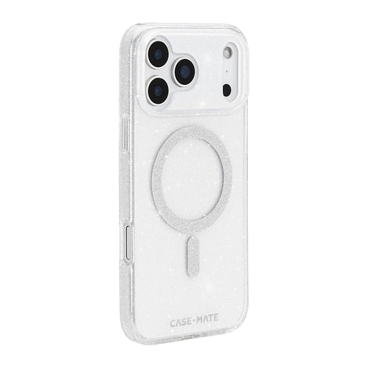 iPhone 18 Pro Max/17 Pro Max Case-Mate Twinkle MagSafe Case - Twilight Silver - 15-14625
