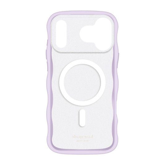 iPhone 17 Pro Max Kate Spade Wavy MagSafe Case - Opal Glitter - 15-14638
