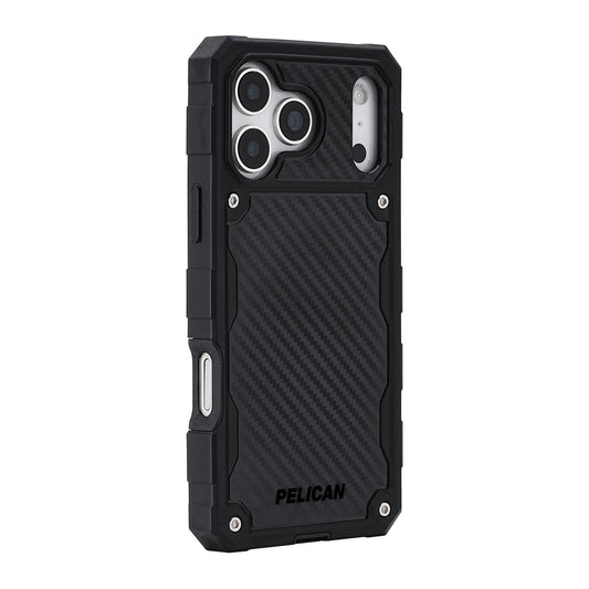 iPhone 18 Pro Max/17 Pro Max Pelican Shield MagSafe w/Holster Case - Carbon Fiber - 15-14641