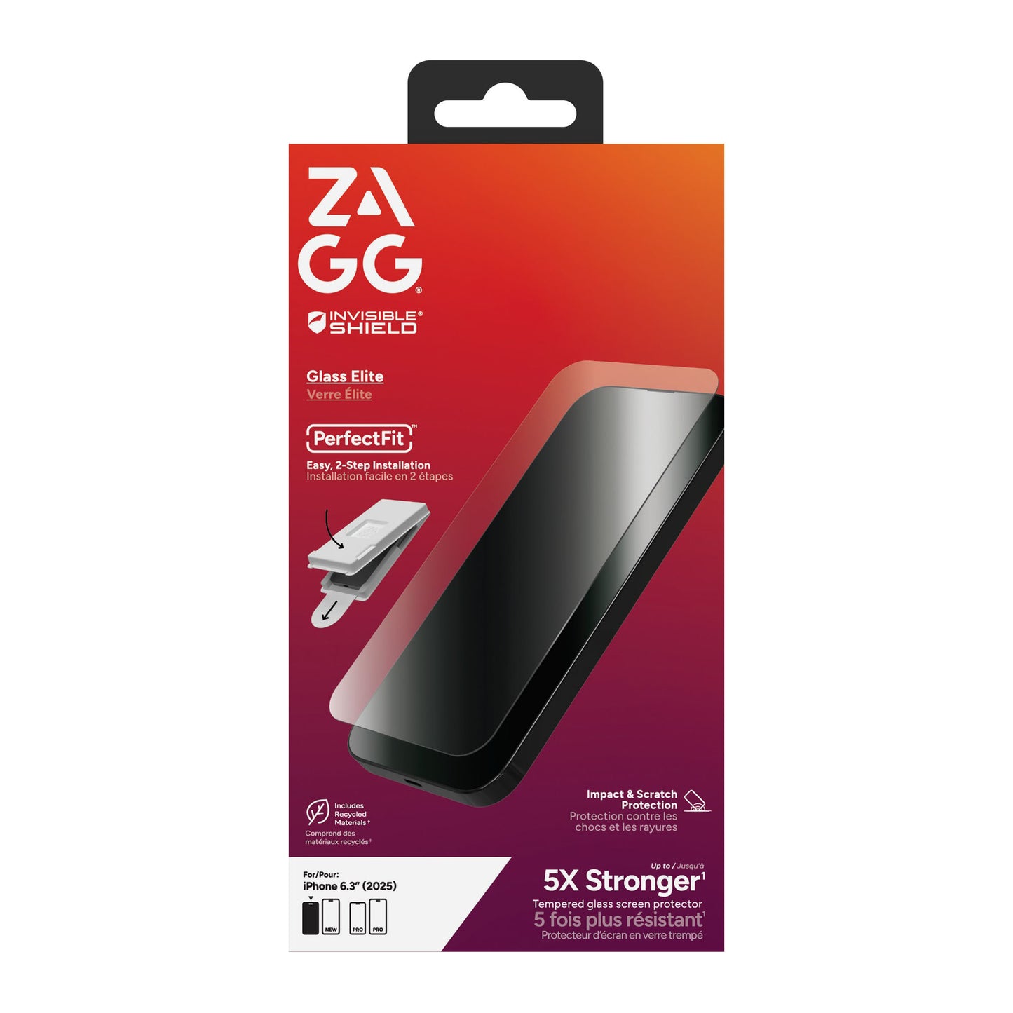 iPhone 17 ZAGG InvisibleShield Glass Elite Screen Protector - 15-14661