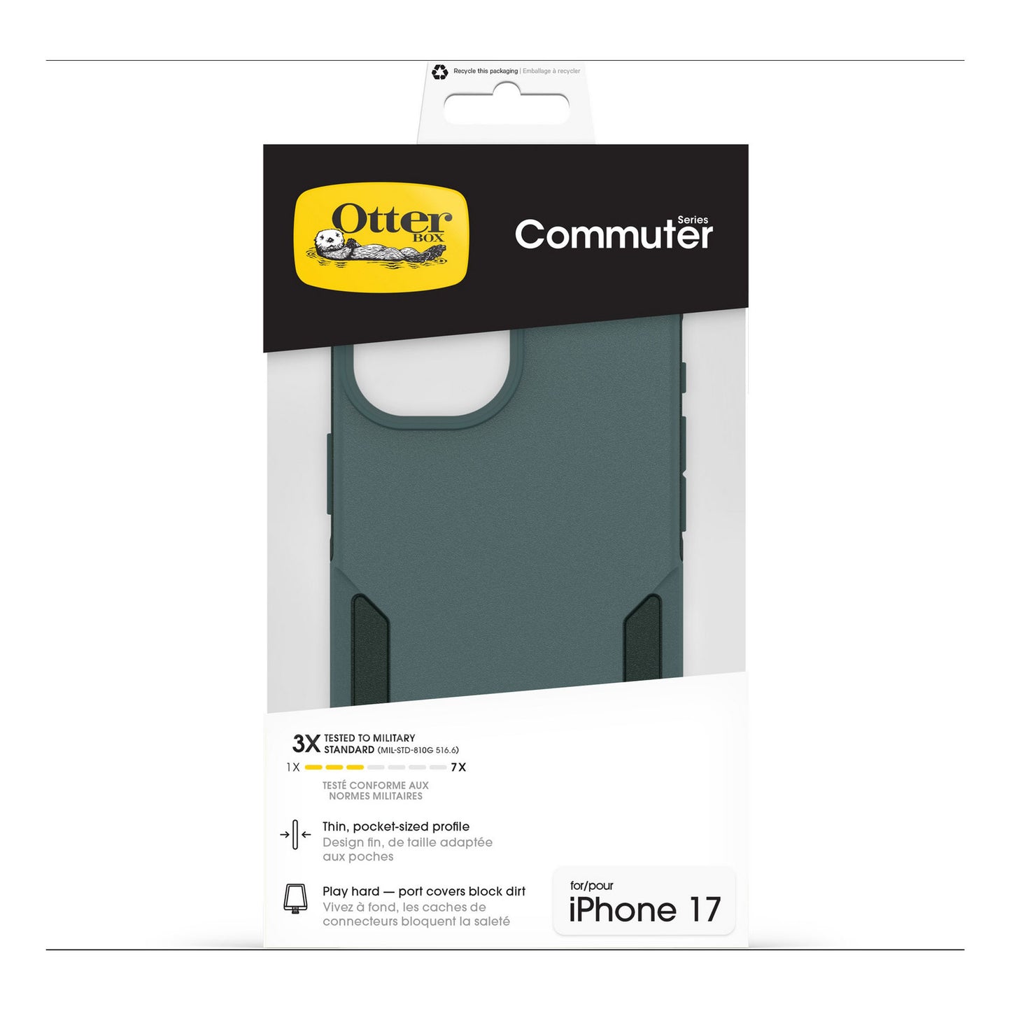 iPhone 17 Otterbox Commuter w/MagSafe + Camera Control Case - Sagebrush Green - 15-14760