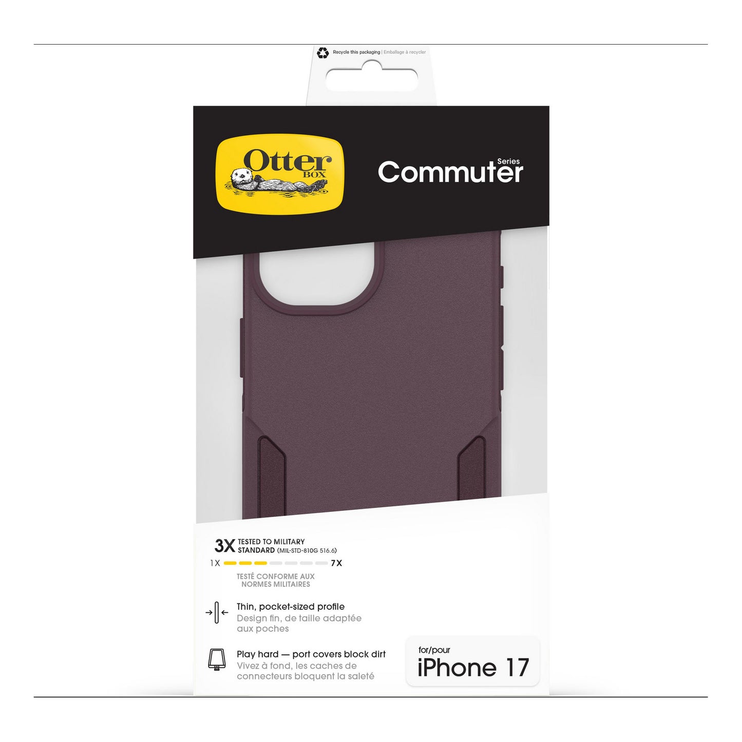 iPhone 17 Otterbox Commuter w/MagSafe + Camera Control Case - Purple Mystery - 15-14761