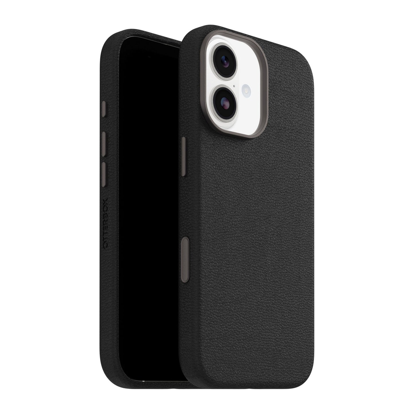 iPhone 17 Otterbox Symmetry Cactus Leather w/MagSafe + Camera Control Case - Noir Ash - 15-14778