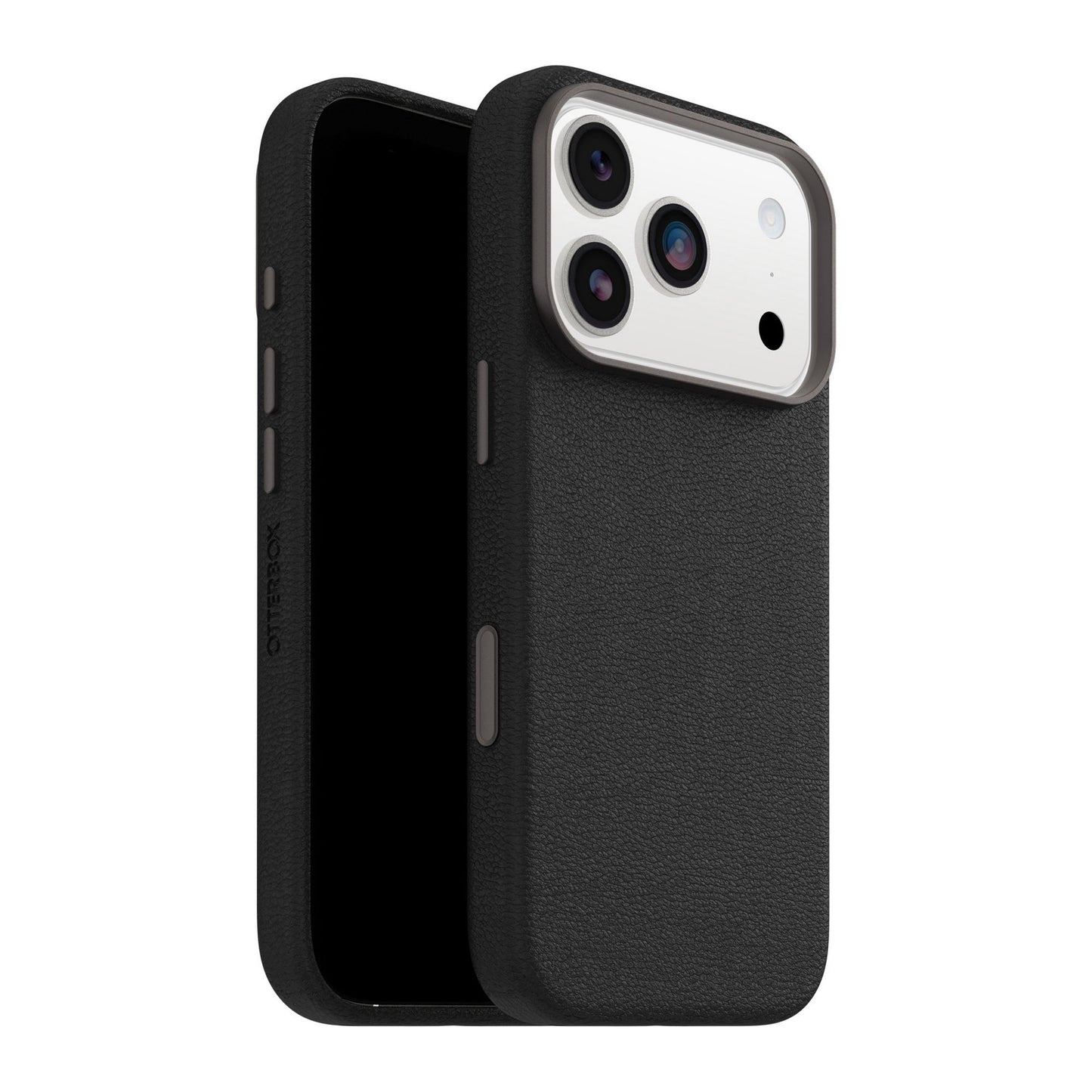 iPhone 17 Pro Otterbox Symmetry Cactus Leather w/MagSafe + Camera Control Case - Noir Ash - 15-14833