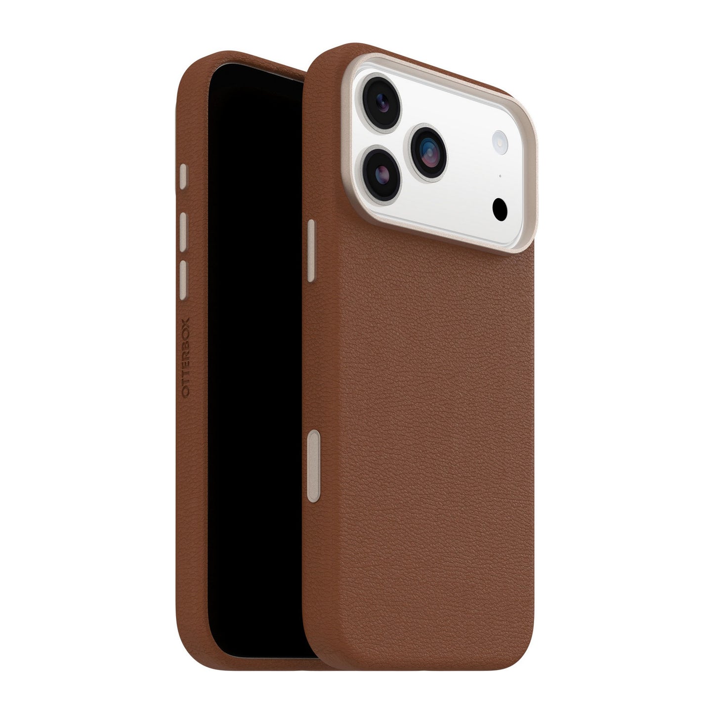 iPhone 17 Pro Max Otterbox Symmetry Cactus Leather w/MagSafe + Camera Control Case - Desert Saddle - 15-14865