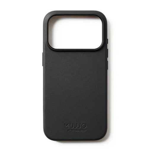 iPhone 18 Pro/17 Pro Mujjo Full Leather w/MagSafe Case - Black - 15-15003