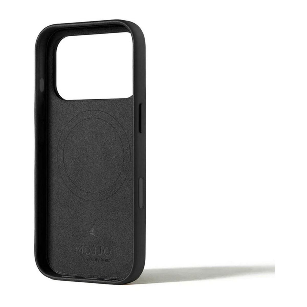 iPhone 18 Pro/17 Pro Mujjo Full Leather w/MagSafe Case - Black - 15-15003