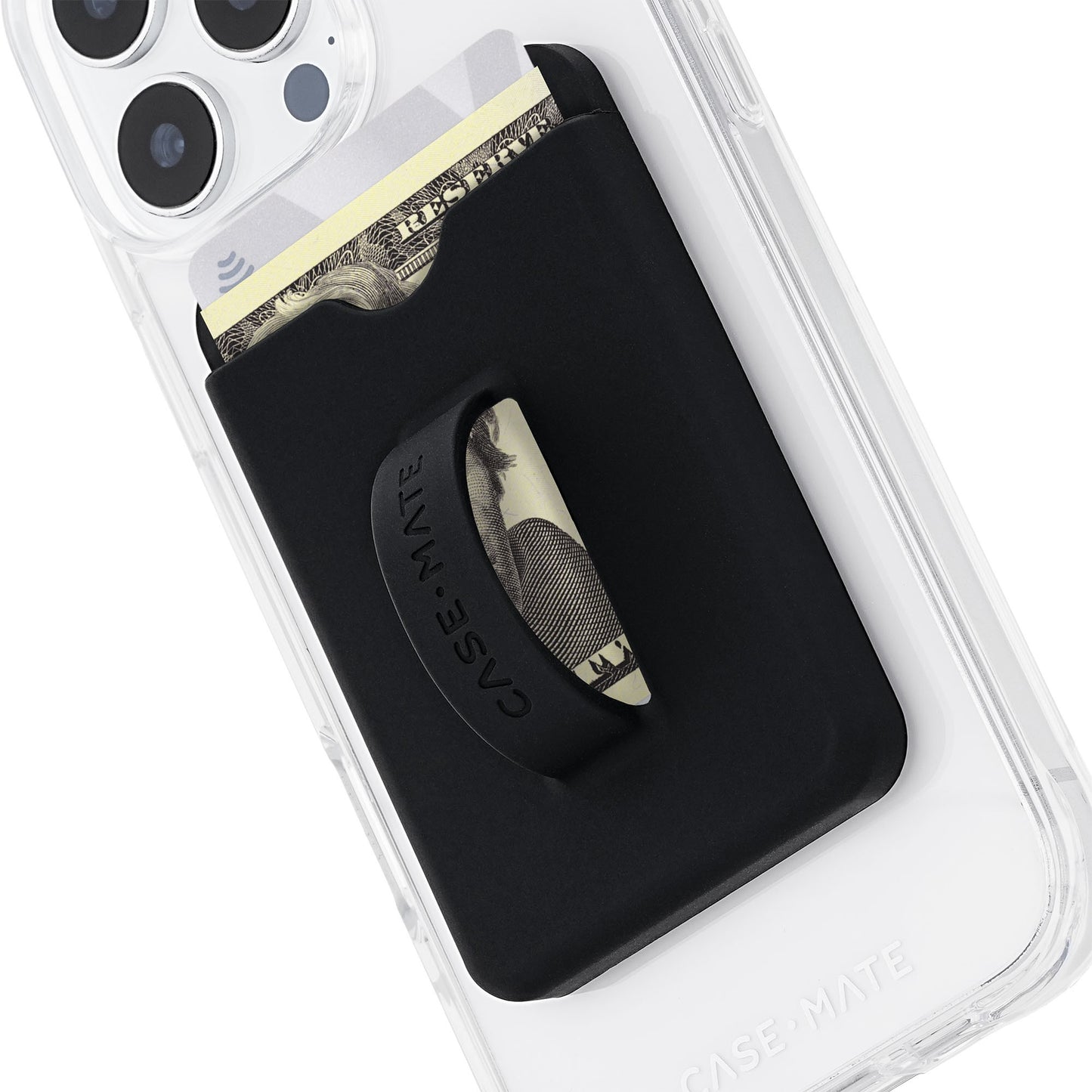 Case-Mate Magnetic Loop Grip Wallet - Black - 15-15038