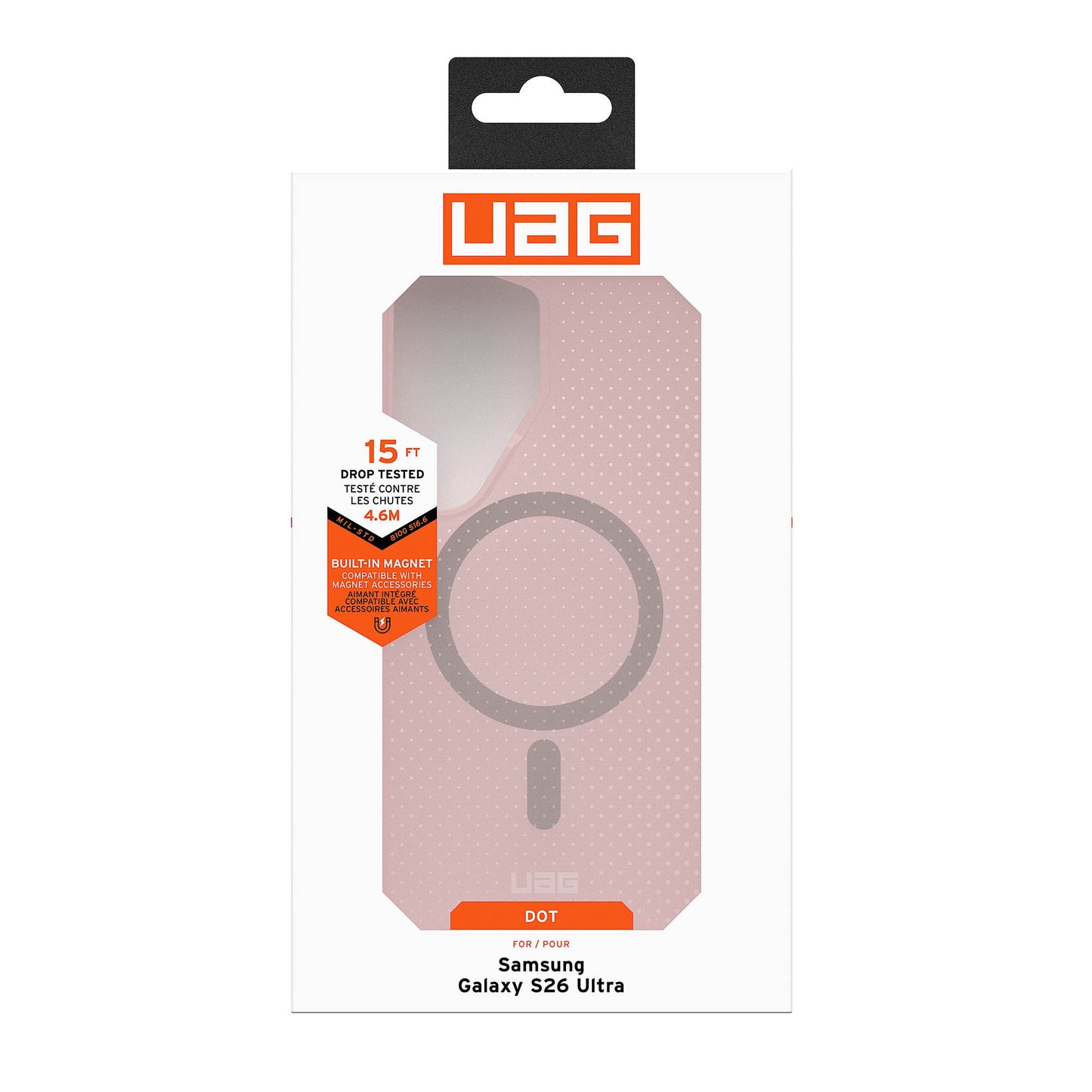 Samsung Galaxy S26 Ultra UAG Dot w/Magnet Case - Rose - 15-15122