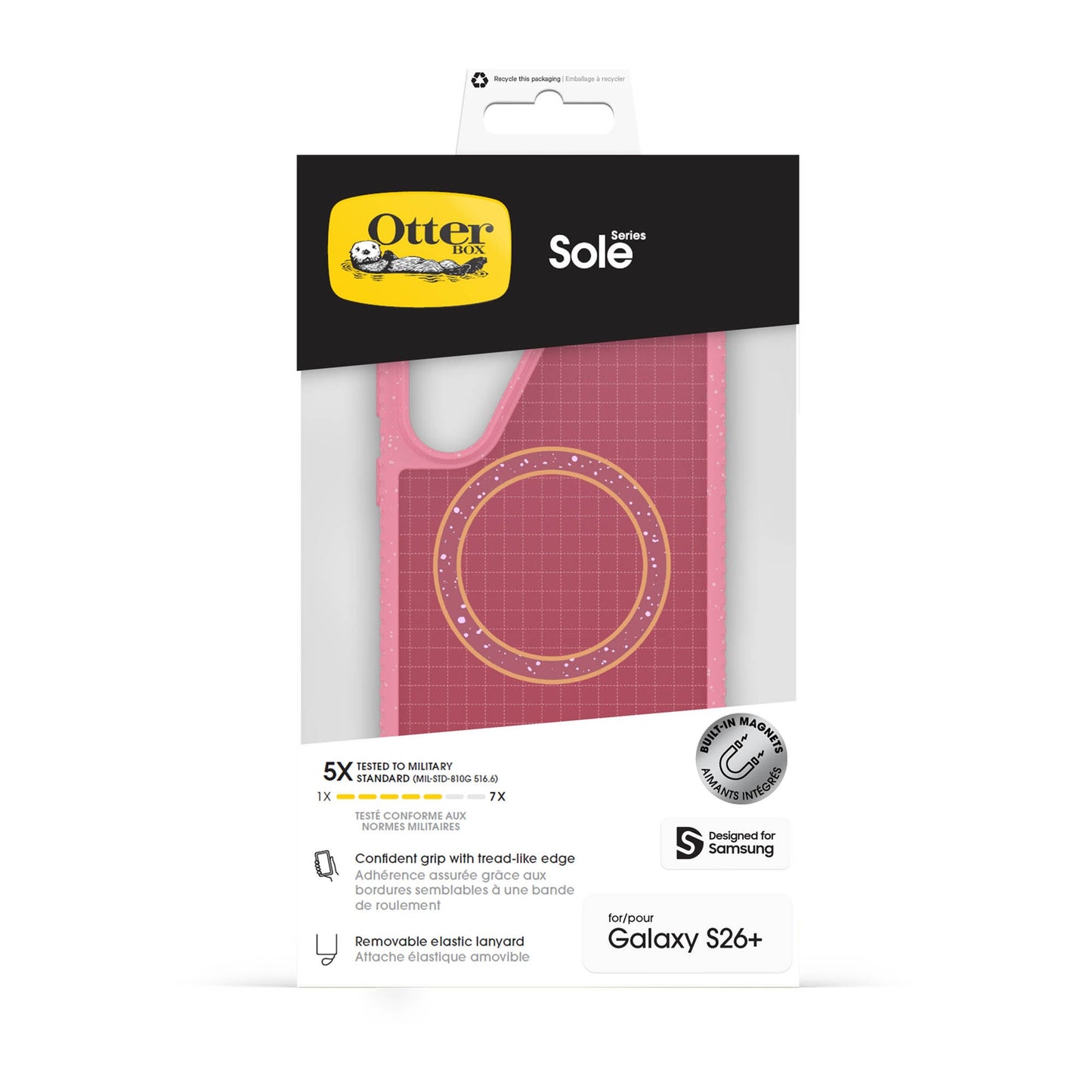 Samsung Galaxy S26+ Otterbox Sole w/Magnets Case - Xtra Hot - Pink - 15-15206