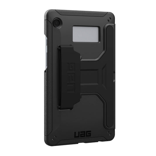 Samsung Galaxy Tab A11 UAG Scout w/Kickstand and Handstrap Case - Black - 15-15229