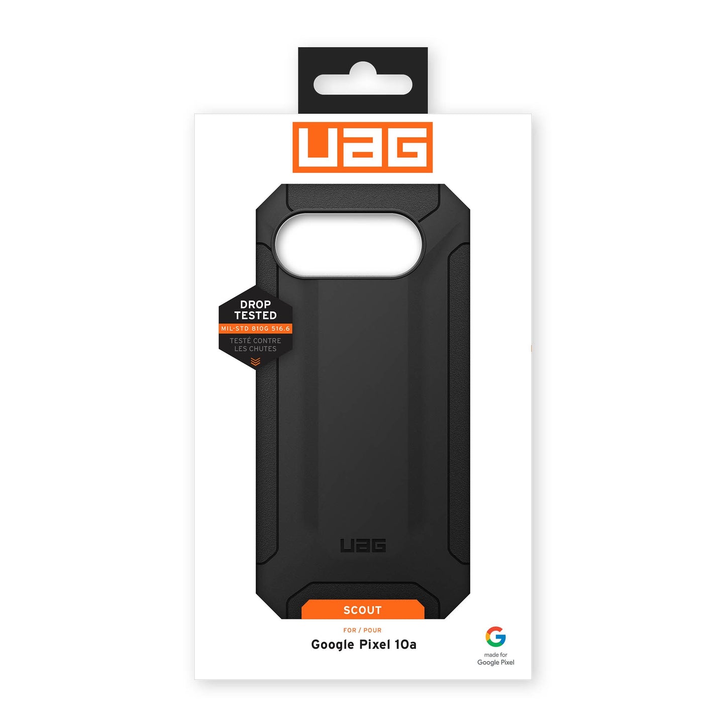 Google Pixel 10a UAG Scout Case - Black - 15-15332