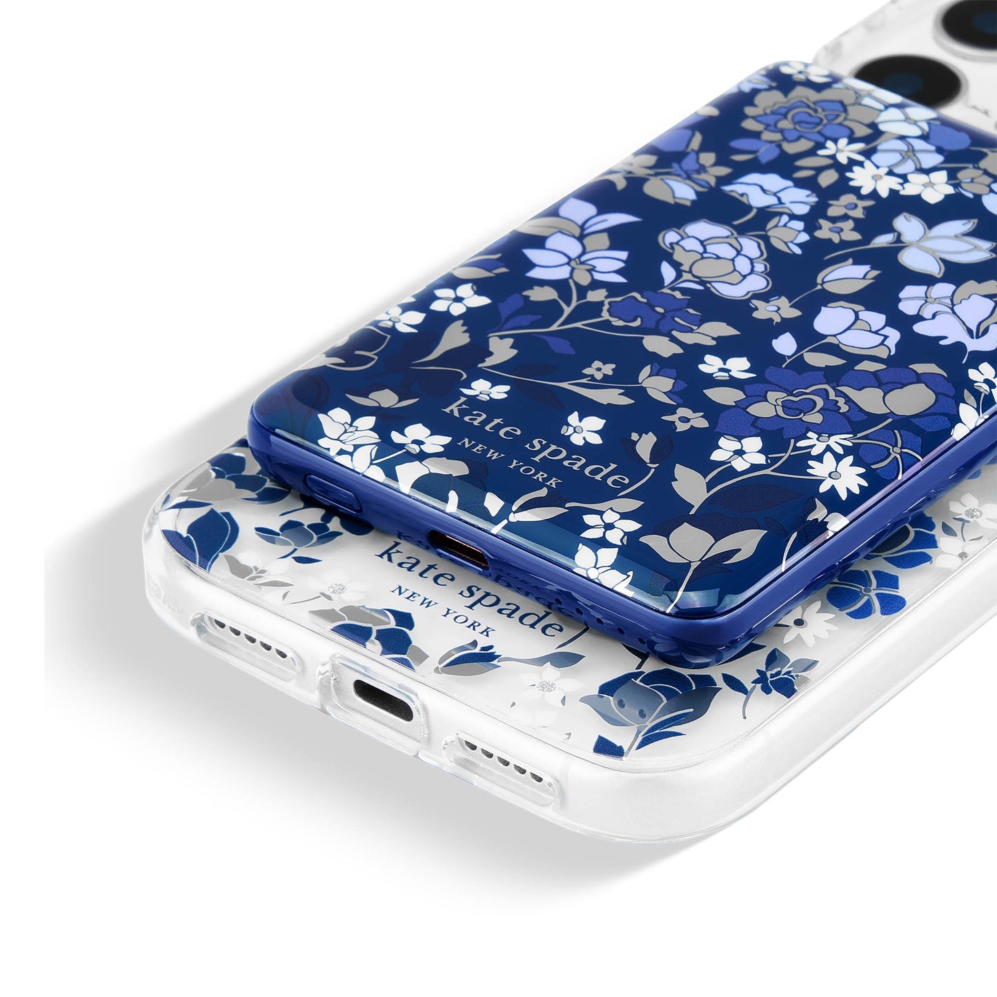 Kate Spade 5,000 mAh Wireless MagSafe Battery Pack - Flowerbed Blue - 15-15566