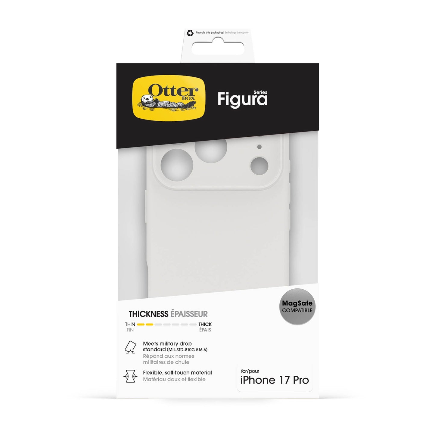 iPhone 17 Pro Otterbox Figura MagSafe Case - Crema White - 15-15578