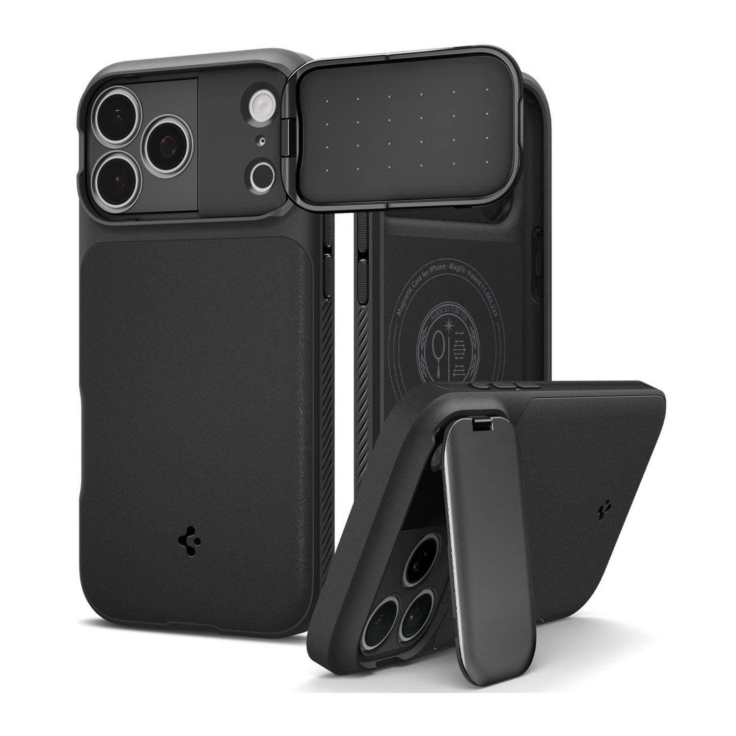 iPhone 17 Pro Max Spigen Optik Armor Magfit - Black - 15-15786