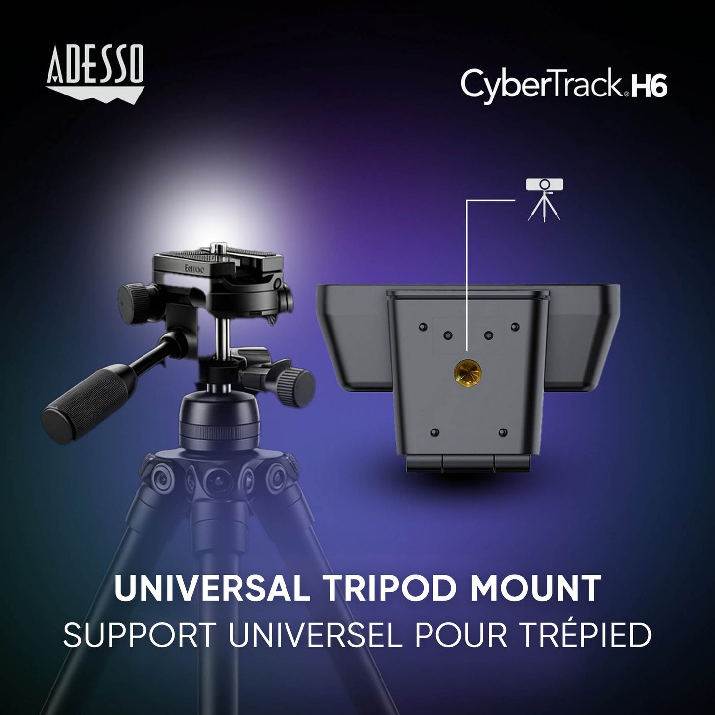Adesso 4K Ultra HD Fixed Focus Webcam w/Microphone & Privacy Shutter - 15-15804