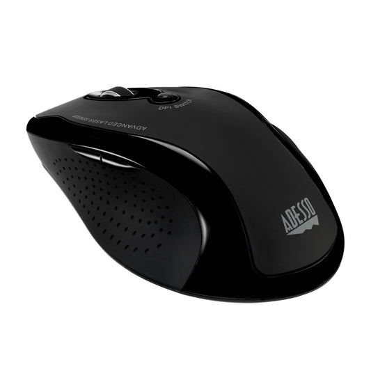 Adesso Wireless Ergonomic Laser Mouse - 15-15807