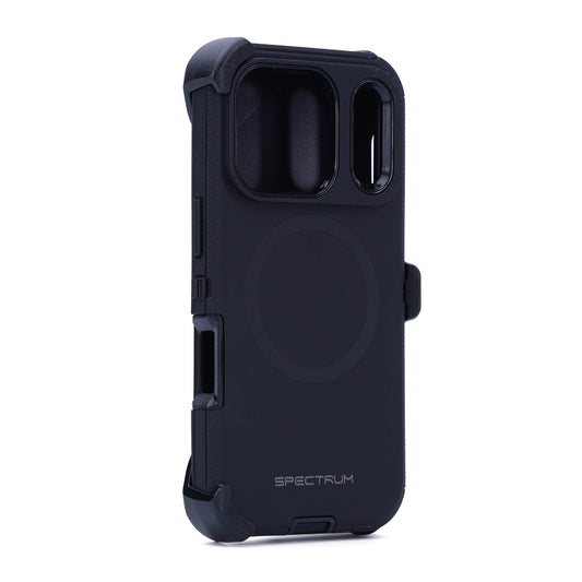iPhone 18 Pro/17 Pro SPECTRUM Prime + Holster Case w/Magnets - Black - 15-15815