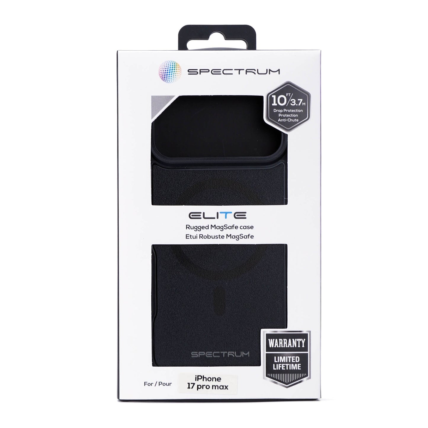 iPhone 17 Pro Max SPECTRUM Elite Case w/Magnets - Black - 15-15818