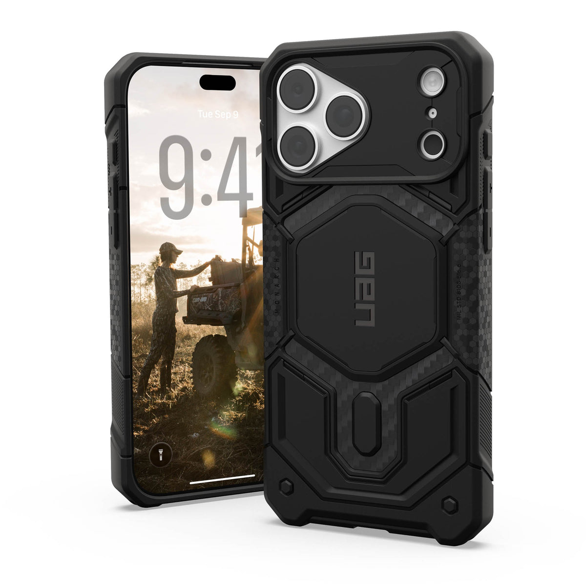 iPhone 18 Pro Max/17 Pro Max UAG Monarch Pro Magsafe Case - Carbon Fiber - 15-15877