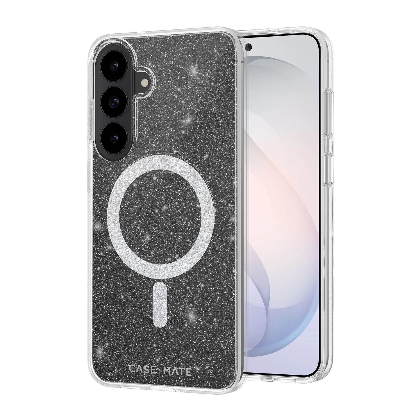 Samsung Galaxy S26 FE Case-Mate Twinkle w/Magnet Case - Twilight Silver - 15-16308