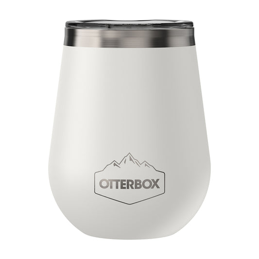 Otterbox Stainless Steel White/Silver (Ice Cap) Elevation Wine Tumbler w/ lid - 15-05243