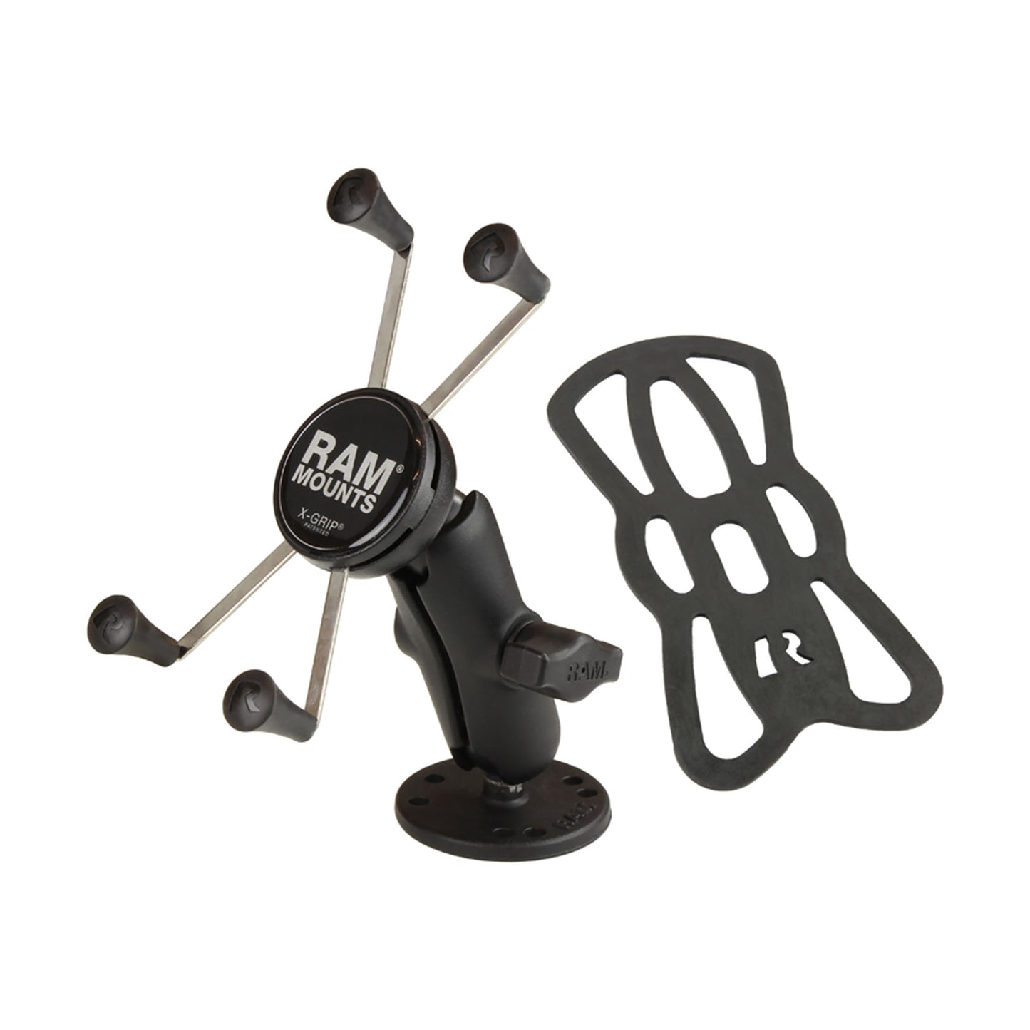 RAM Black Large X-Grip with Drill-Down Base Rugged Vehicle Mount - 15-05346